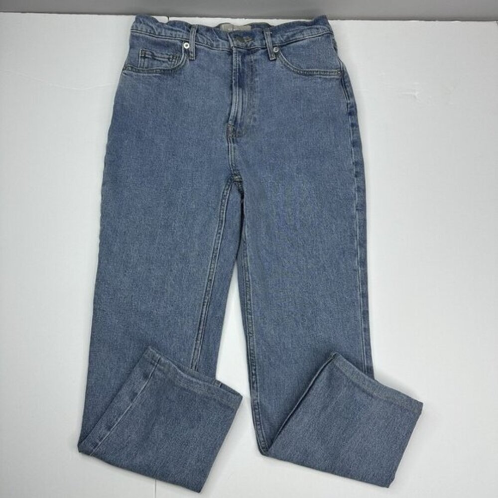 Everlane The‎ Original Cheeky Jean Organic Cotton Blue Straight Leg Womens 27-28
